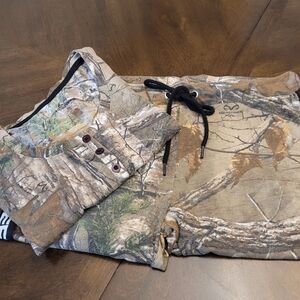 Camouflage Lounge Set with Button Detail by Realtree